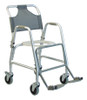 CHAIR SHOWER/COMMODE MOBILE ALUM MESH BACK w/o FOOTREST 139-7910A-1