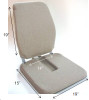 McCarty's Sacro-Ease RS LT BRN Seat Support Cushion, Each