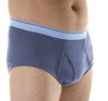 Wearever HDM200-GRAY-1X-3PK Men's Incontinence Boxer Brief, 3-Pack