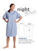 MOBB Medical PG550 Patient Nightgown, Ceil, One Size, Each