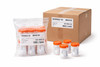 NCS902-1O (Starplex LeakBuster) — 90 mL Sterile Specimen Container, Orange O‑Ring Cap — 400 / Case — Packaging / case overview (4 × 100 bag layout)