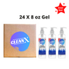 CleanX X016 CleanX 80% Ethanol Gel Hand Sanitizer 8oz- Box of 24