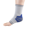 AIRWAY 0437-L ELASTIC ANKLE SUPPORT, LIGHT GREY, Large, Each