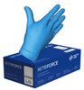 FORCEFIELD 007-77703PF/MG-L NITRI FORCE Nitrile Gloves, Powder-Free, Textured Fingertips, Blue, Large, 100/Box