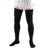 MEN'S DRESS Socks 20-30mmHg Thigh-high, black S-M-L-XL (1945BL)