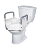 MOBB MHLRTSA Locking Raised Toilet Seat with Removable Arms