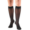 LADIES' TruSHEER HOSIERY 30-40mmHg Knee-high, black S-M-L-XL (0253BL)