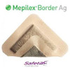 MOLNLYCKE 395290 MEPILEX BORDER FOAM AG DRESSING, 7.5CM X 7.5CM, BX/5