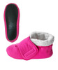 Silverts SV10160 Deep and Wide Diabetic Bootie Slipper Women/Men Fuschia, Size=S, SV10160-SV63-S