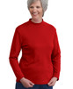 Silverts SV13060 Womens Long Sleeve Mock Turtleneck Shirt Raspberry, Size=3XL, SV13060-SV602-3XL