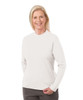 Silverts SV13060 Womens Long Sleeve Mock Turtleneck Shirt Cream, Size=XL, SV13060-SV8-XL