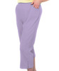 Silverts SV13160 Womens Arthritis Elastic Waist Pull On Capris Pants Lavender, Size=S, SV13160-SV115-S