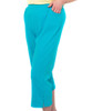 Silverts SV13160 Womens Arthritis Elastic Waist Pull On Capris Pants Turquoise, Size=S, SV13160-SV34-S