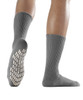 Silverts SV19220 Women's / Men's Non Slip Resistant Grip Socks Gray, Size=L, SV19220-SV18-L