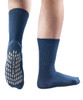 Silverts SV19220 Women's / Men's Non Slip Resistant Grip Socks Navy, Size=L, SV19220-SV3-L