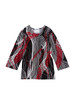Silverts SV23180 Women's Attractive Adaptive Top ABSTRACT STRIPE, Size=3XL, SV23180-SV1404-3XL