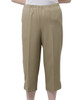 Silverts SV23340 Womens Adaptive Capri Pants Beige, Size=M, SV23340-SV5-M
