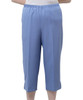 Silverts SV23340 Womens Adaptive Capri Pants Denim Blue, Size=S, SV23340-SV910-S
