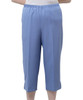 Silverts SV23340 Womens Adaptive Capri Pants Denim Blue, Size=M, SV23340-SV910-M