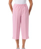 Silverts SV23350 Womens Easy Access Capris Pants Pink, Size=S, SV23350-SV14-S