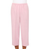 Silverts SV23430 Womens Wheelchair Cotton Capris Pants Pink, Size=XL, SV23430-SV14-XL