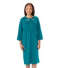 Silverts SV26170 Adaptive Long Sleeve Hospital Gown for Women Emerald, Size=XL, SV26170-SV798-XL