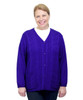 Silverts SV27080 Womens Adaptive Open Back Cardigan Deep Blue, Size=XL, SV27080-SV470-XL