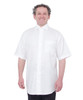 Silverts SV40100 Magnetic Buttons Mens Short Sleeve Shirt White, Size=S, SV40100-SV39-S