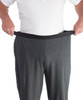 Silverts SV50160 Mens Arthritis Easy Grip Wide Leg Pull On Pants  Charcoal, Size=M, SV50160-SV7-M