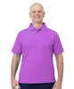 Silverts SV50430 Mens Conventional Polo Shirt Lavender, Size=L, SV50430-SV115-L