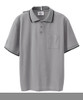 Silverts SV50710 Handsome Adaptive Polo Shirt Tops Dove Gray, Size=L, SV50710-SV1367-L