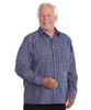 Silverts SV50750 Adaptive Sport Shirt for Men Navy/Red, Size=S, SV50750-SV806-S