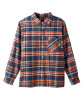 Adaptive Sport Shirt for Men Brown Multi Plaid - Sizes: S-3XL