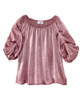 Silverts SV46030 Easy Independent Self Dressing Peasant Top for Women Dusty Rose, Size=L, SV46030-SV16-L