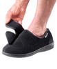 Silverts SV51090 Mens Stretchable Comfort Hugster Shoe/ Slipper Black, Size=10, SV51090-SV2-10