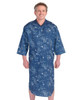 Silverts SV50050 Poly-Cotton Hospital Gowns for Men Navy/Gray, Size=XL, SV50050-SV1372-XL