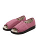 Silverts SV15180 Womens Extra Wide Open Toed Shoes for Indoor & Outdoor  Misty Rose, Size=10, SV15180-SVMRB-10