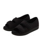 Silverts SV15370 Womens Easy Closure Sandal for Indoors & Outdoors Black, Size=9, SV15370-SVBLB-9