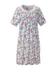 Silverts SV26280 Adaptive Hospital Gowns Nursing Home & Home Care   Pink Bouquet, Size=XL, SV26280-SV1382-XL