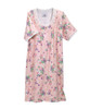 Silverts SV26280 Adaptive Hospital Gowns Nursing Home & Home Care   Pink Floral, Size=3XL, SV26280-SV318-3XL