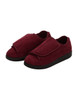 Silverts SV15100 Womens Extra Extra Wide Easy Closure Slippers Wine, Size=7, SV15100-SVWIB-7