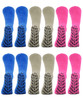 Silverts SV19150 Mens / Womens Non Skid Hospital Socks - 6 Pack Slipper Socks Women'S Pack, Size=OS, SV19150-SV467-OS