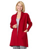 Silverts SV13790 Women's 3/4 Sleeve Length Cardigan Scarlet, Size=XL, SV13790-SV907-XL