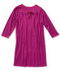 Silverts SV26120 Women's Antimicrobial Open Back Nightgown Wine, Size=3XL, SV26120-SV10-3XL