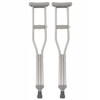 Youth push-button aluminum crutches - heights 4'7" - 5'2" (5093-S) (5093-S)