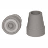 PCP 6099 Replacement CRUTCH TIPS ¾", Small, grey (pair)