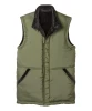 Silverts SV52000 Men's Sleeveless Reversible Magnetic Front Vest Black/Green, Sizes: S-3XL