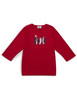 Silverts SV22100 Beautiful Seasonal Print Open Back Top for Women Penguin Red, Size=XL, SV22100-SV1392-XL