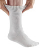 Silverts SV19110 Womens & Mens Simcan Comfort Diabetic Sock White, Size=KING, SV19110-SV39-KING