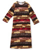 Silverts SV21040 Attractive Adaptive Wheelchair Dress Multi-Stripe, Size=L, SV21040-SV464-L